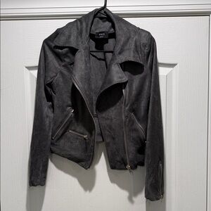 Vici Charcoal Leather Jacket